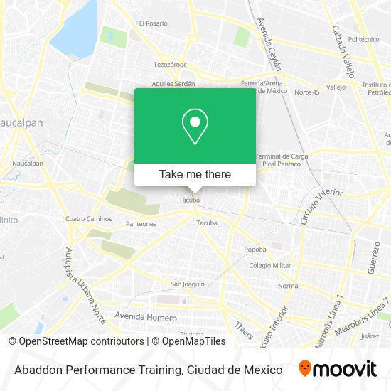 Abaddon Performance Training map