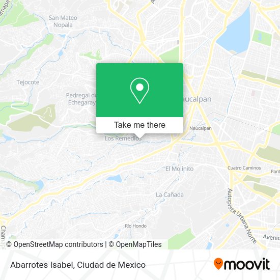 Abarrotes Isabel map