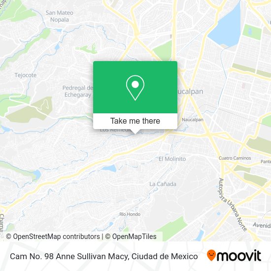 Cam No. 98 Anne Sullivan Macy map