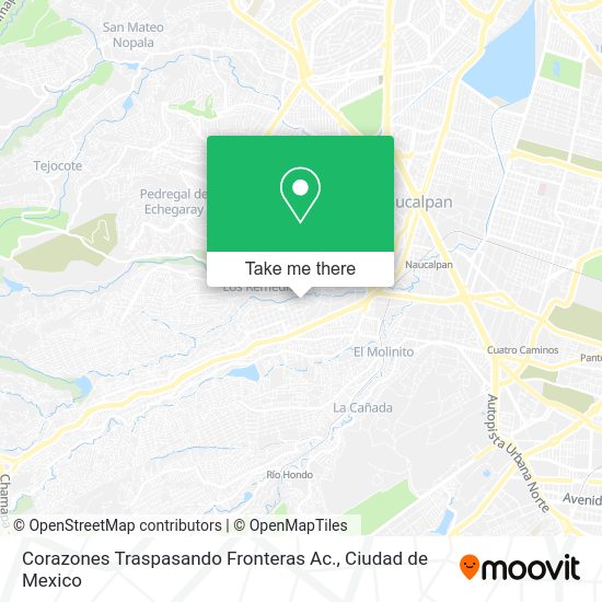 Corazones Traspasando Fronteras Ac. map
