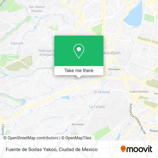 Fuente de Sodas Yakoo map