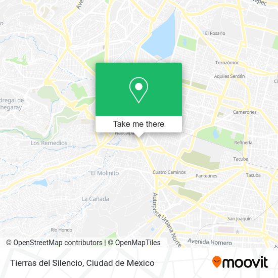 Tierras del Silencio map