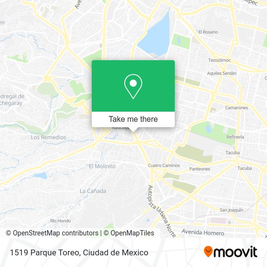 1519 Parque Toreo map