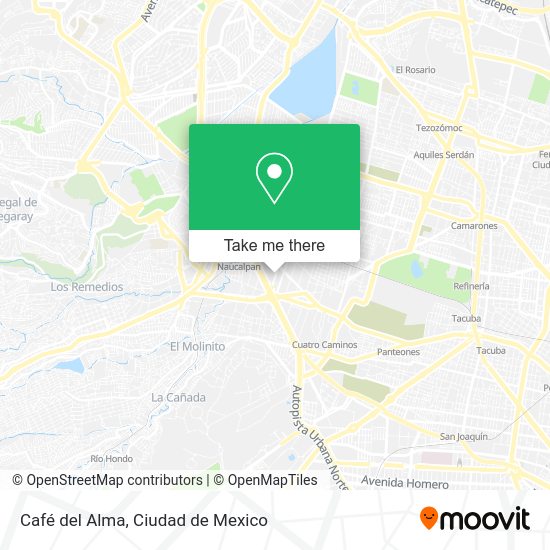 Café del Alma map
