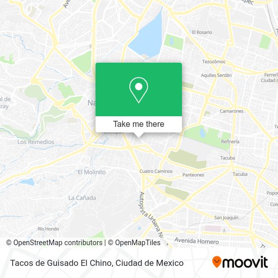 Tacos de Guisado El Chino map