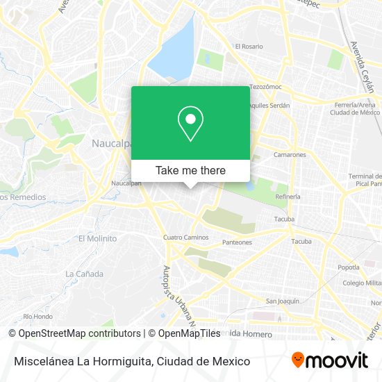 Miscelánea La Hormiguita map