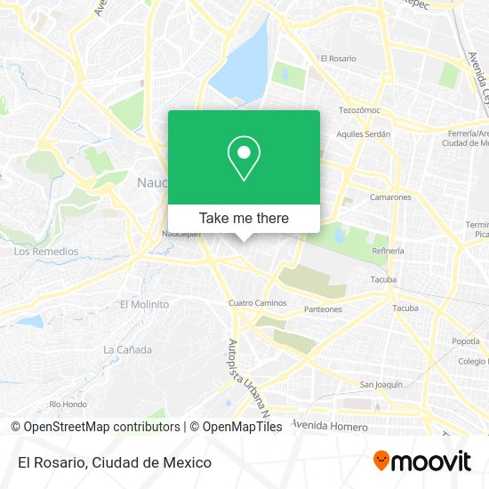 Mapa de El Rosario
