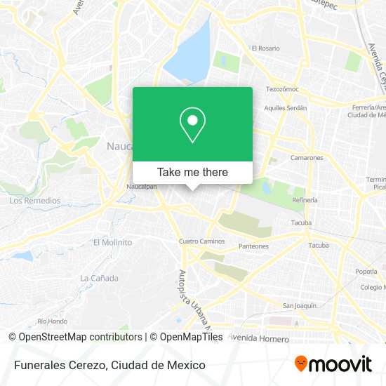 Funerales Cerezo map