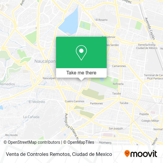 Venta de Controles Remotos map