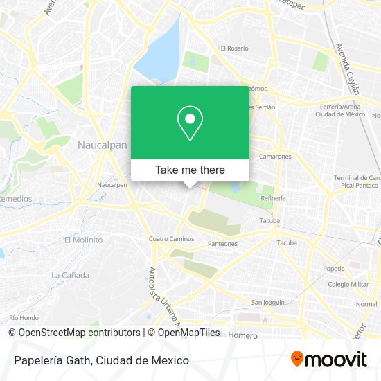 Papelería Gath map