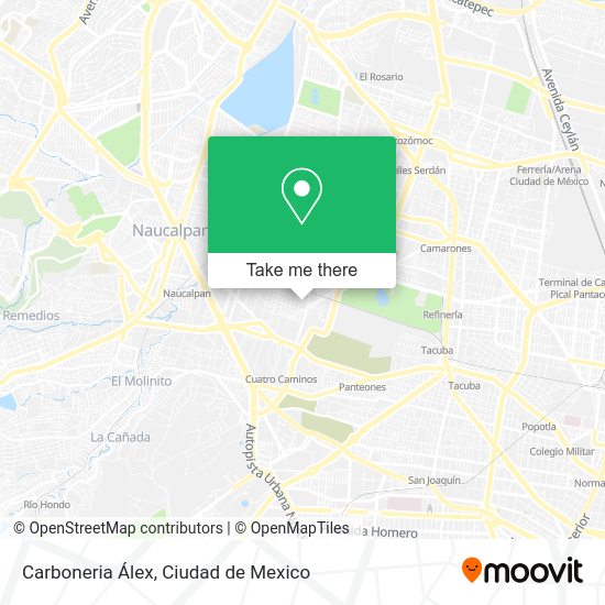 Carboneria Álex map