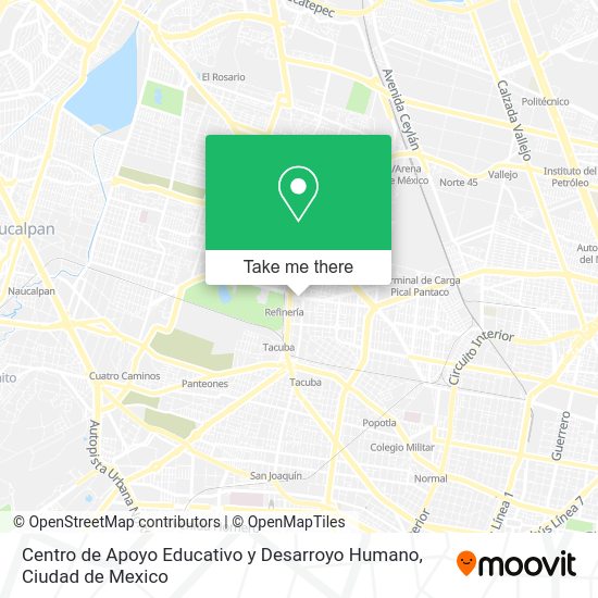 Mapa de Centro de Apoyo Educativo y Desarroyo Humano