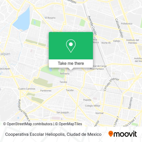 Cooperativa Escolar Heliopolis map