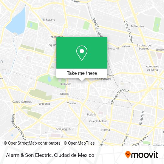 Alarm & Son Electric map