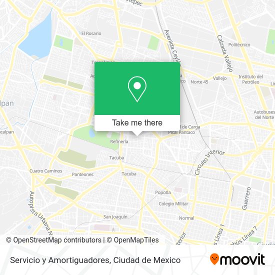 Mapa de Servicio y Amortiguadores