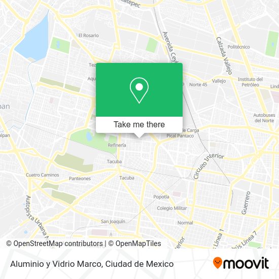Mapa de Aluminio y Vidrio Marco