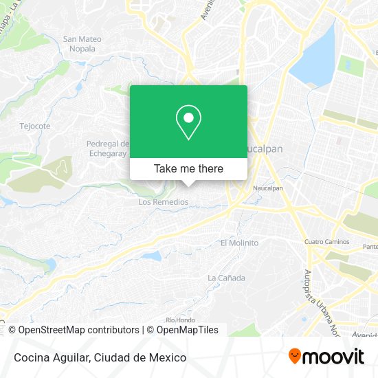 Cocina Aguilar map