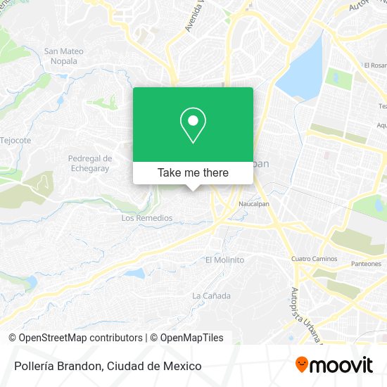 Pollería Brandon map
