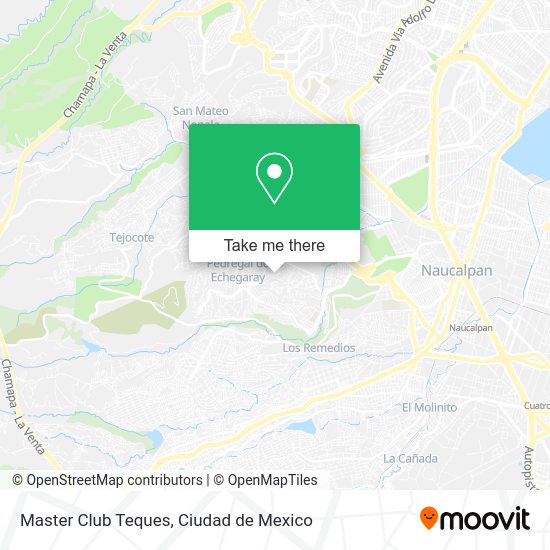 Mapa de Master Club Teques