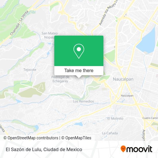 El Sazón de Lulu map