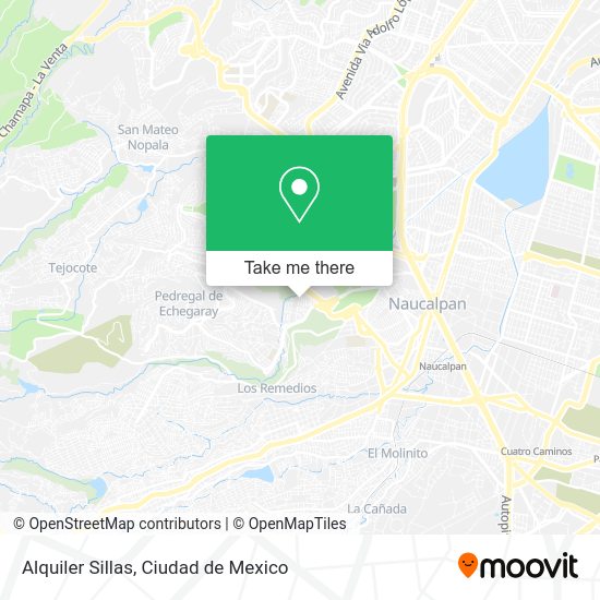 Mapa de Alquiler Sillas