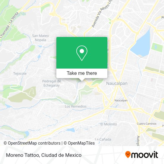 Mapa de Moreno Tattoo