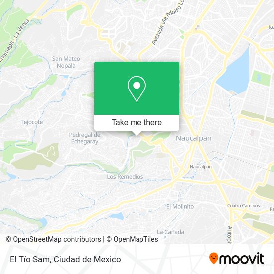 El Tío Sam map