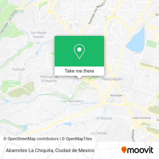 Abarrotes La Chiquita map