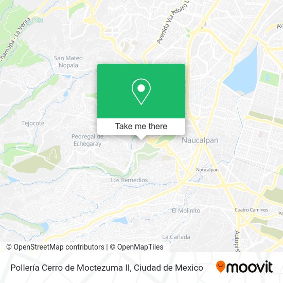 Pollería Cerro de Moctezuma II map