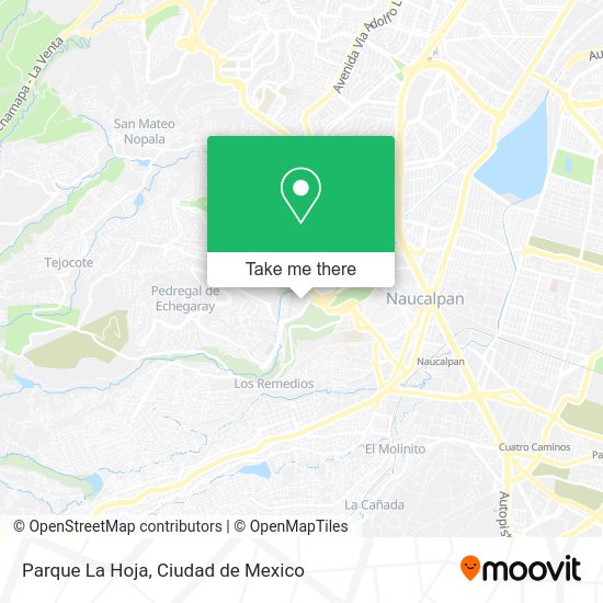 Parque La Hoja map