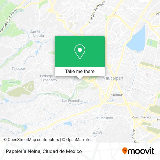 Papelería Neina map