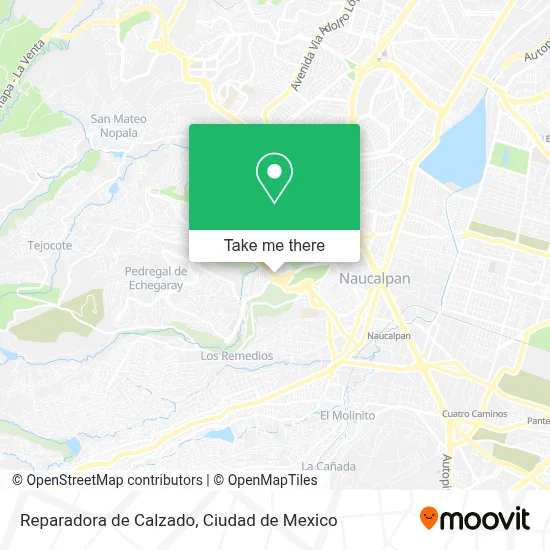 Reparadora de Calzado map