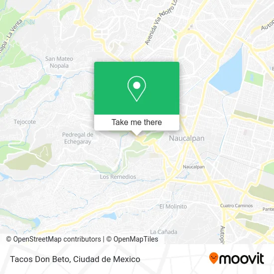 Tacos Don Beto map