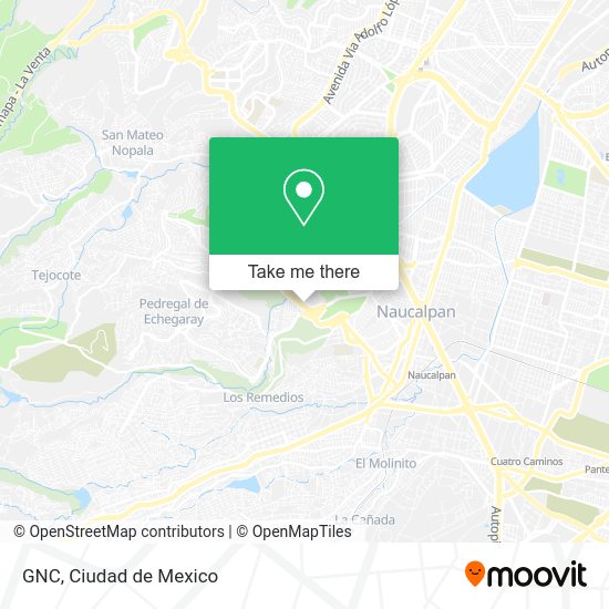 Mapa de GNC
