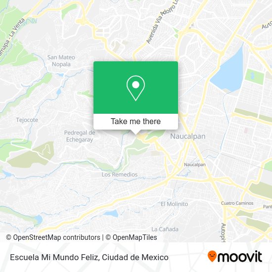 Escuela Mi Mundo Feliz map