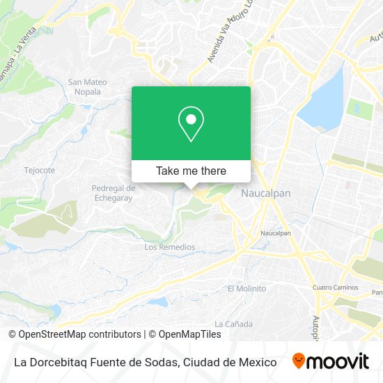 Mapa de La Dorcebitaq Fuente de Sodas
