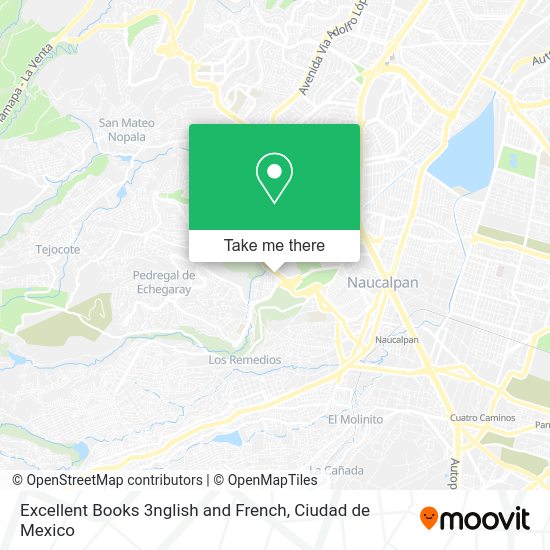 Mapa de Excellent Books 3nglish and French