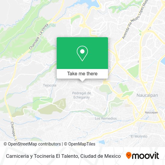 Carniceria y Tocinería El Talento map
