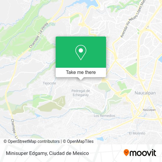 Mapa de Minisuper Edgamy