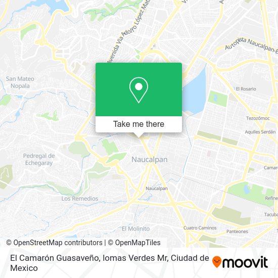 El Camarón Guasaveño, lomas Verdes Mr map