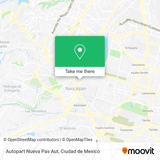 Autopart Nueva Pas Aut map