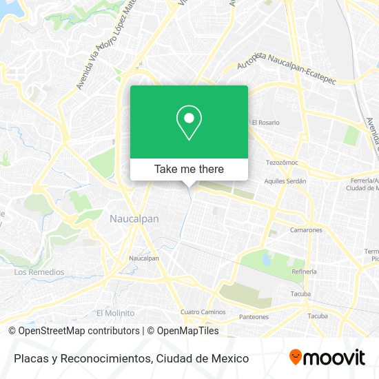Mapa de Placas y Reconocimientos