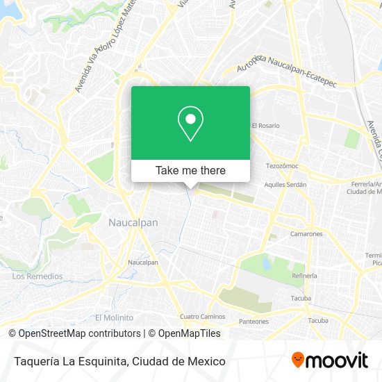 Taquería La Esquinita map