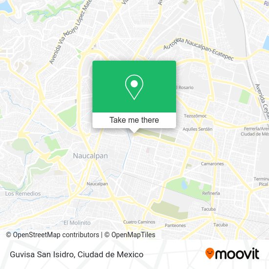 Guvisa San Isidro map