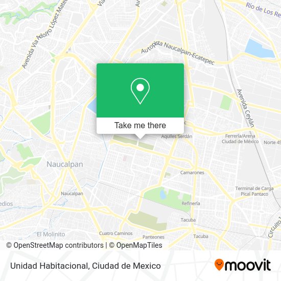 Unidad Habitacional map