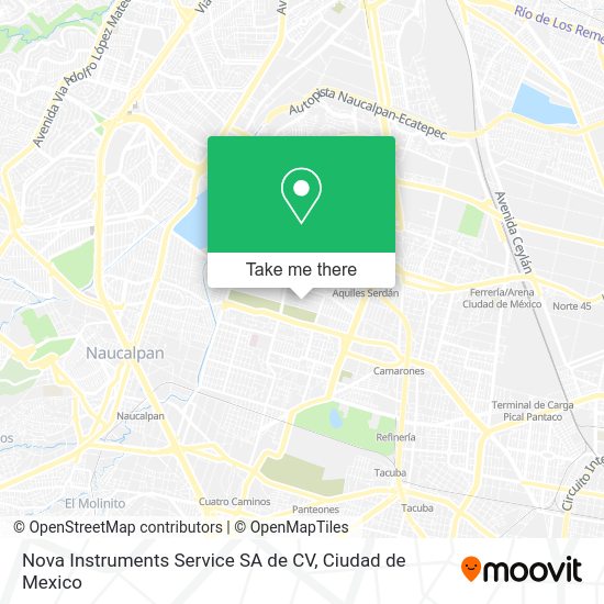 Nova Instruments Service SA de CV map