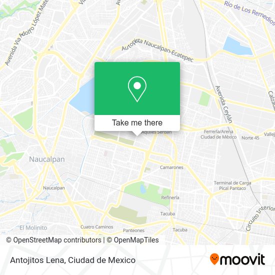Mapa de Antojitos Lena