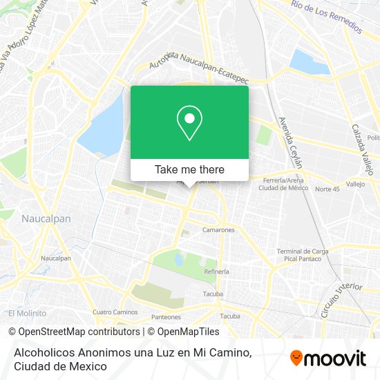Mapa de Alcoholicos Anonimos una Luz en Mi Camino