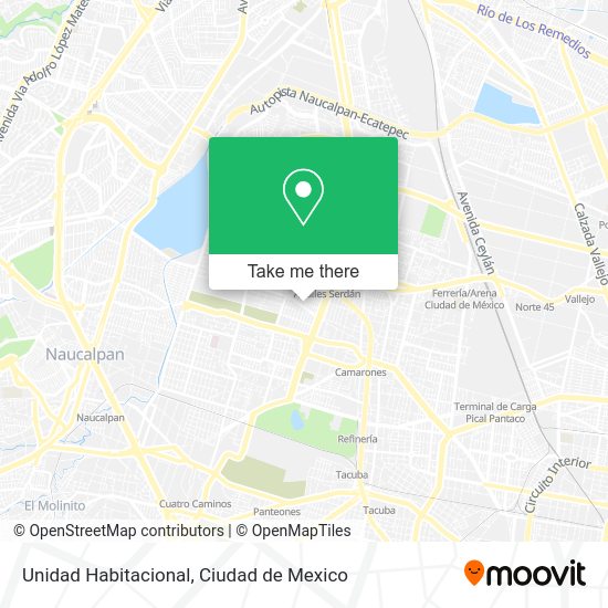 Unidad Habitacional map
