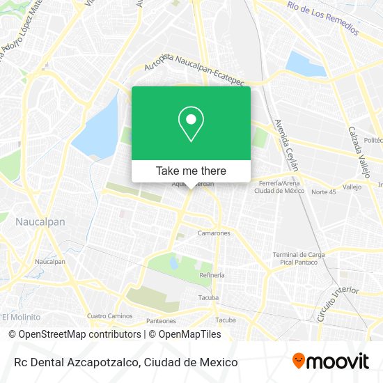 Rc Dental Azcapotzalco map